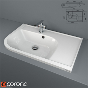 Washbasin Ravak Praktik U